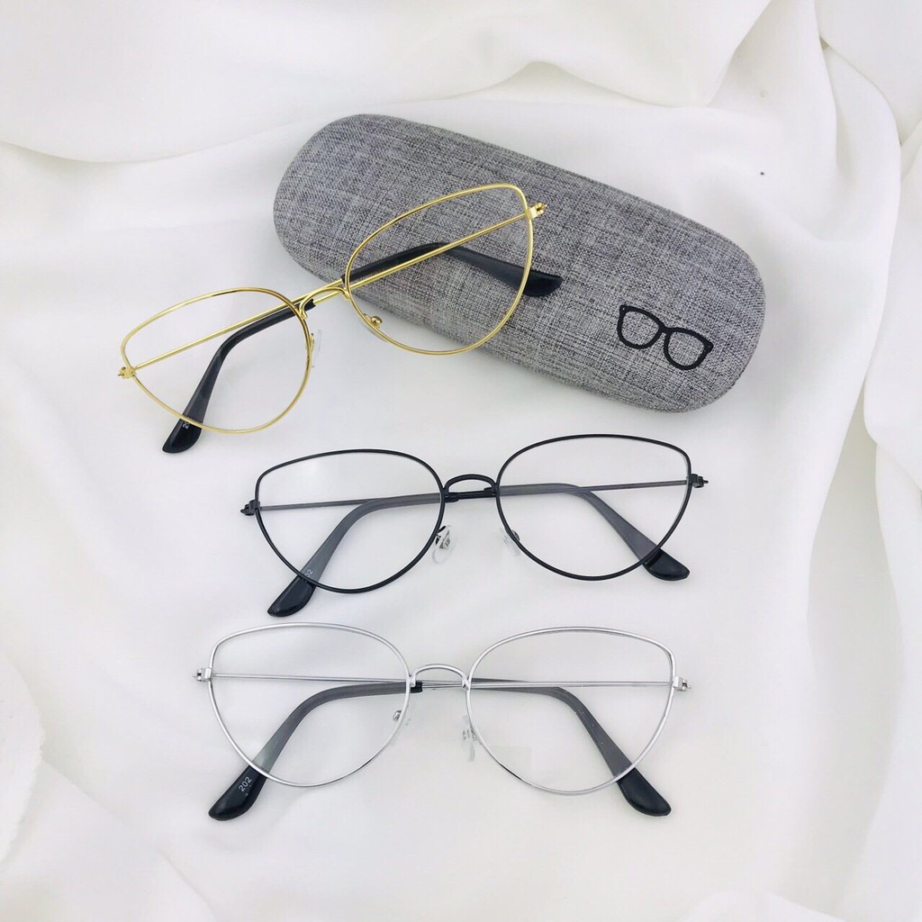 Mắt kính giả cận ngố giọt nước siêu xinh?FREESHIP💖gọng kính mát nam nữ A45 thời trang AH177 | BigBuy360 - bigbuy360.vn