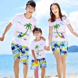 Áo Thun Gia Đình Đồng Phục Đi Biển Cho Cả Gia Đình