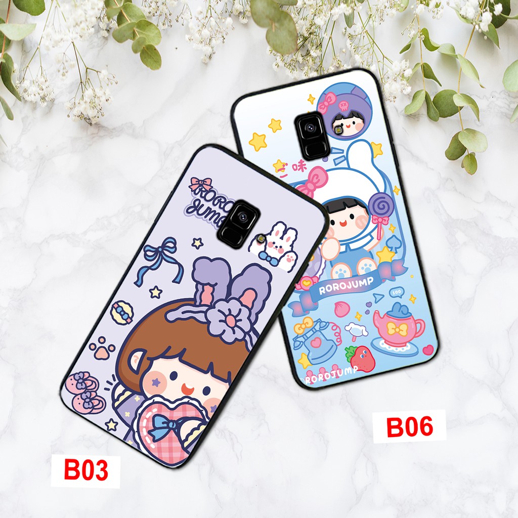 ỐP LƯNG SAMSUNG A6-A6 PLUS-SAMSUNG A8-A8 PLUS ĐẸP IN HÌNH CÔ GÁI SIÊU DỄ THƯƠNG