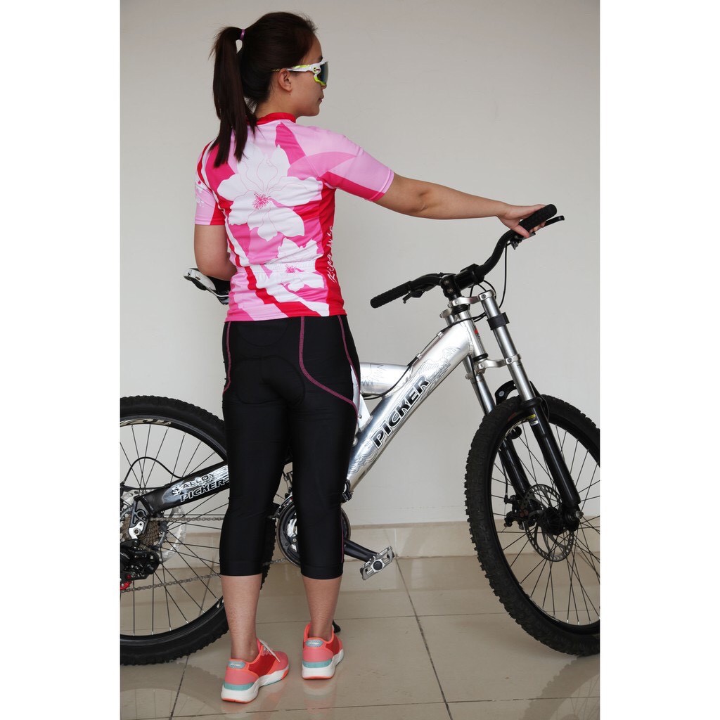 Bộ quần áo đạp xe ngắn tay cho nữ Kingbike