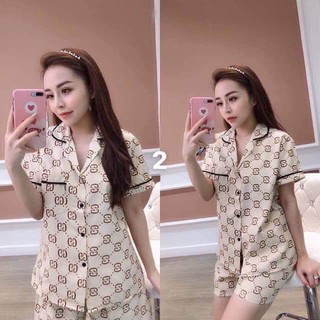 Bộ Pijama đùi lụa form 40-60kg HARIQUEEN