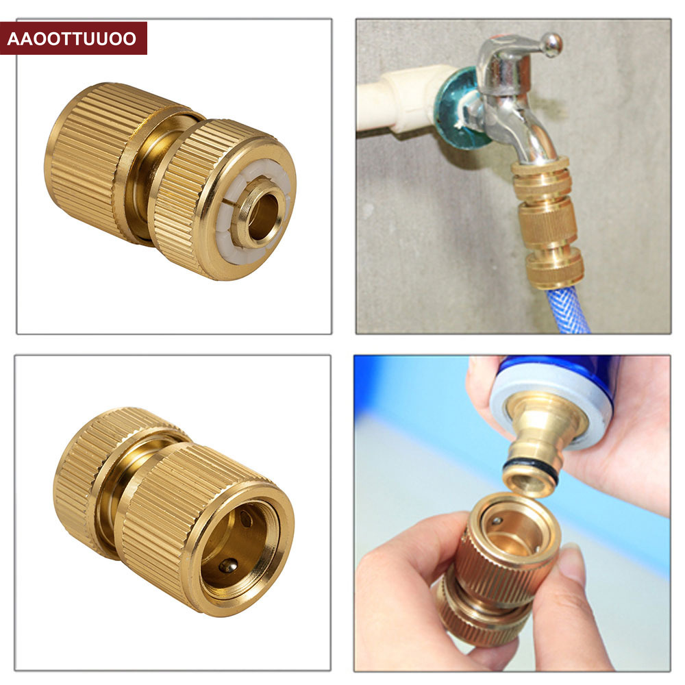 Đầu Nối Vòi Nước Bằng Đồng