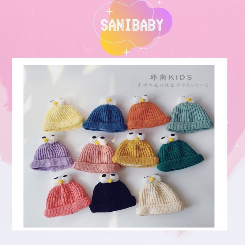 Mũ Hàn quốc cho bé có mắt ở trên hình ngộ nghĩnh đáng yêu