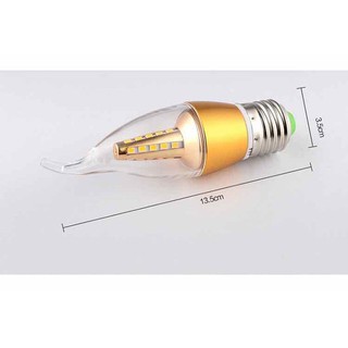 Bóng led quả nhót có râu đui E27 5W ánh sáng trắng vàng siêu sáng