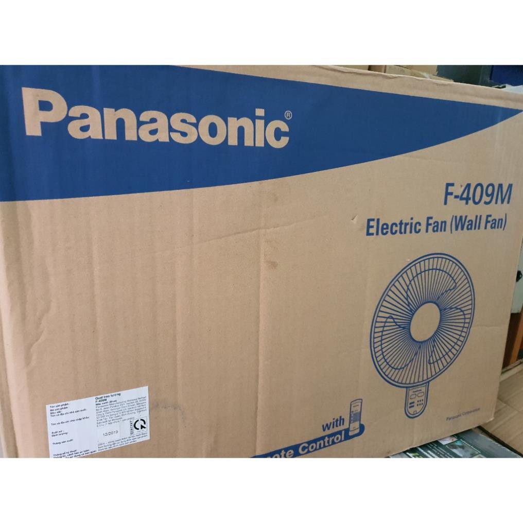 Quạt treo tường điều khiển từ xa Panasonic F-409MB (Xanh)