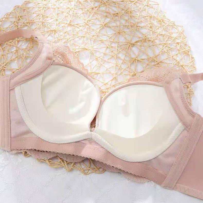 Bộ lót ren cao cấp không gọng-Nâng ngực đỉnh cao đệm hơi mềm êm như bún | BigBuy360 - bigbuy360.vn