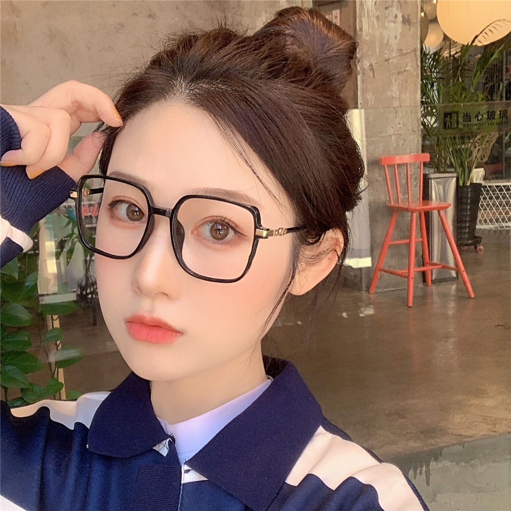 Kính Mát Gọng Lớn Màu Cà Phê Thời Trang Cho Nữ