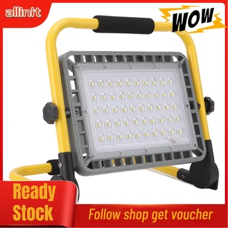 Allinit LED Work Light Rechargeable 2 Levels 15000lm Adjust Angle Floodlight For Repa US