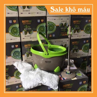 Cây lau nhà Bennix BN-09ECO, Quay 360 độ - Bảo hành chính hãng 12 tháng