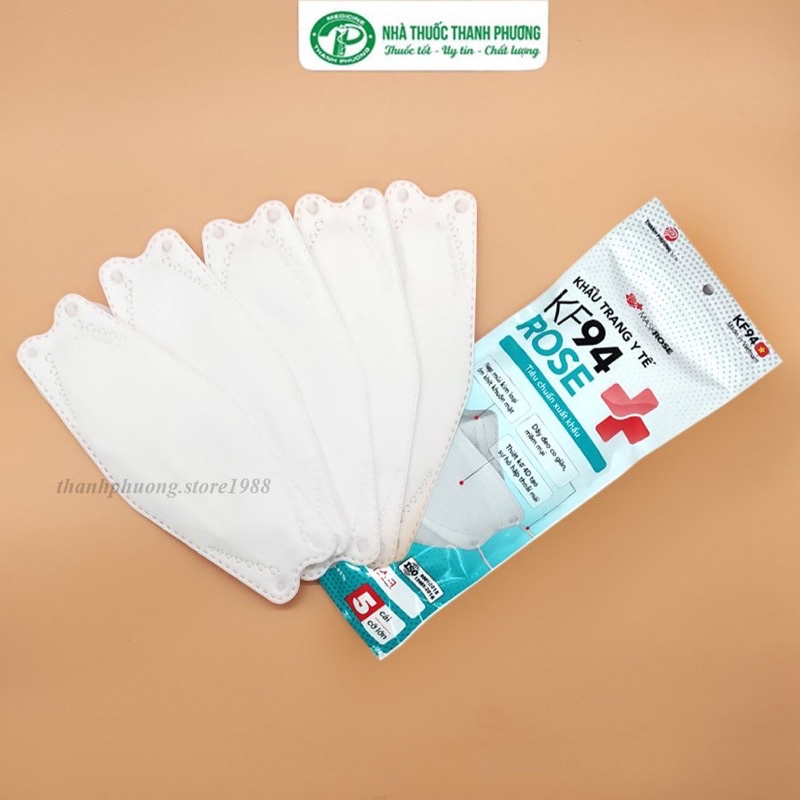10 Khẩu trang KF94 rose HQ
