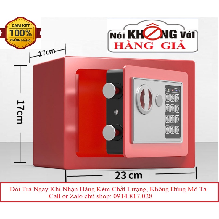 [Mã LIFEHL50K giảm 10% đơn 200K] KÉT SẮT ĐIỆN TỬ CHỐNG CHÁY, KÉT SẮT MINI KHOÁ ĐIỆN TỬ ( 17E )