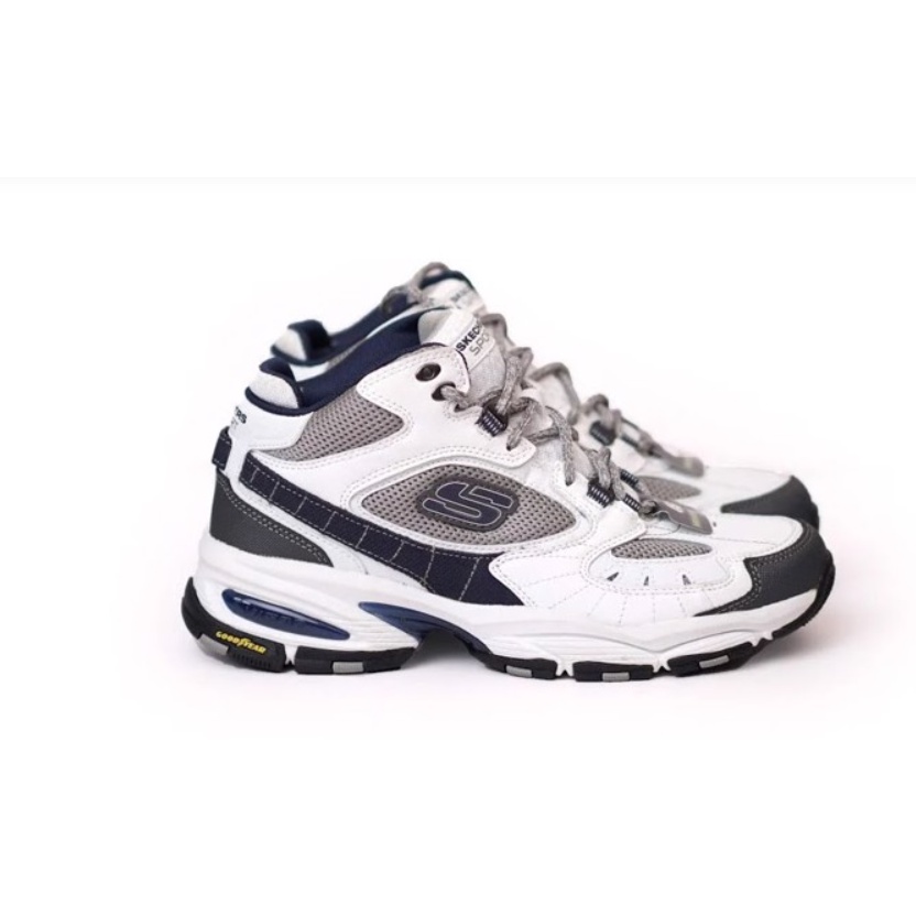 GIÀY THỂ THAO SKECHER CAO CỔ ĐA NĂNG NAM, XUẤT DƯ TRẮNG - GL124