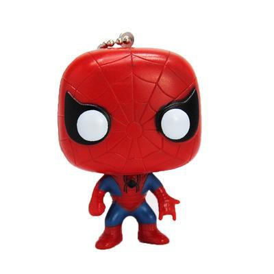 Móc Khoá siêu anh hùng đầu vuông MK129 móc khoá cute móc khoá dễ thương