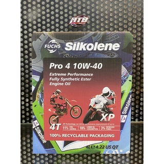 Nhớt fuchs silkolene pro 4 10w40 xp 4t can 4l