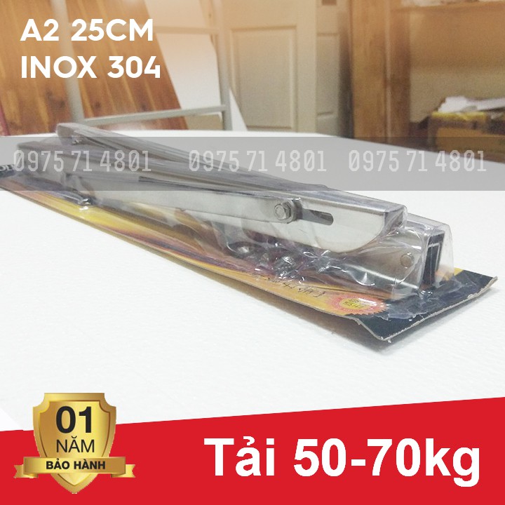 Bản Lề Gập Thông Minh Inox A2-25cm -bộ 2 chiếc