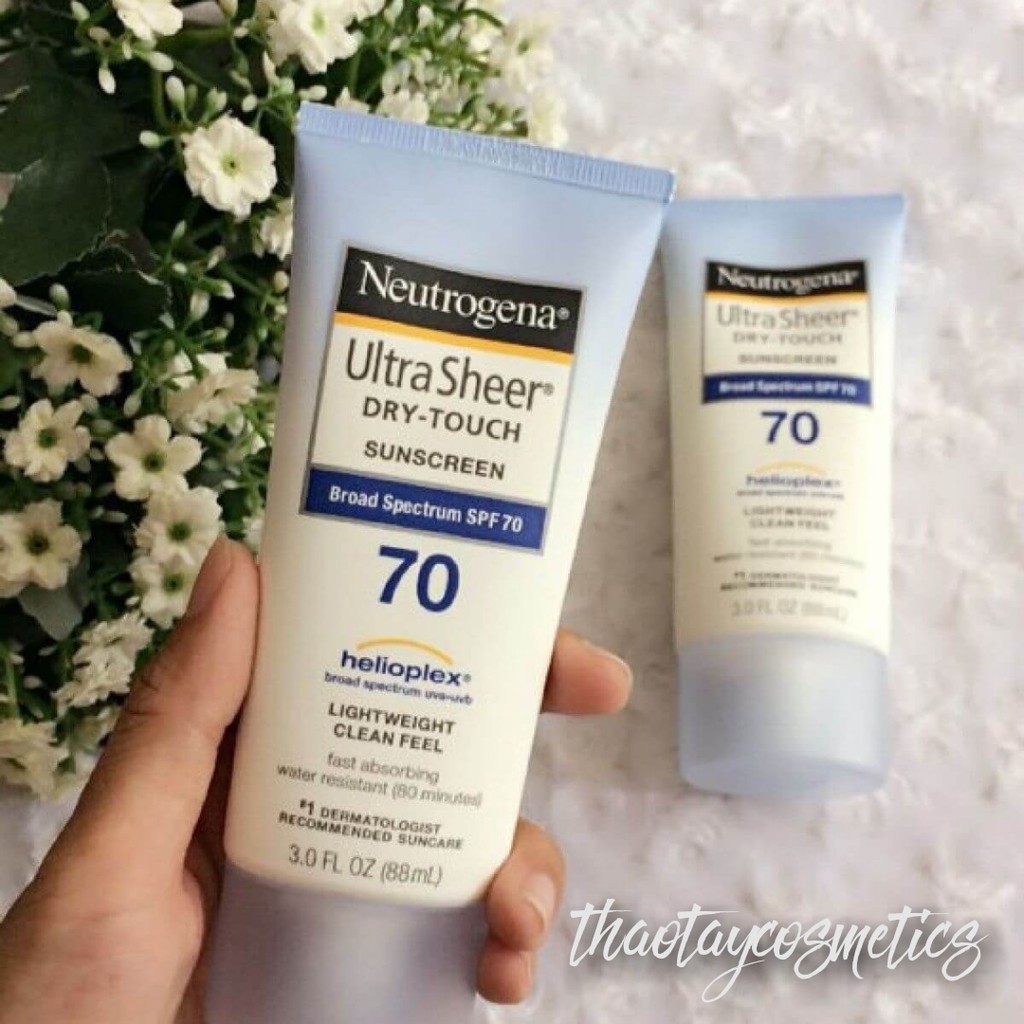 Kem chống nắng bảo vệ da toàn thân Neutrogena Ultra Sheer SPF 70 (88ml)