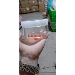 Hũ trong suốt 250gr