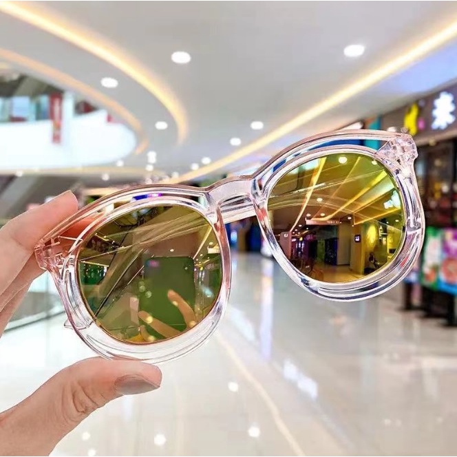 Mắt Kính Tráng Gương 2 Gọng Sành Điệu Cho Bé Trai Bé Gái