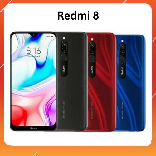 Điện thoại Xiaomi Redmi 8 (4 màu) RAM 4GB, Bộ nhớ trong 64GB, Màn hình IPS LCD 6.22″ HD+ Nguyên seal