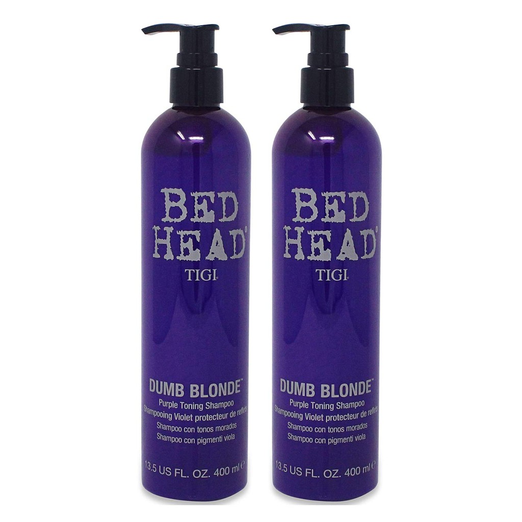 🌾Best Seller🎋 Dầu gội tím khử vàng cho tóc bạch kim Tigi Bed Head Dumb Blonde Purple Toning Shampoo 400ml