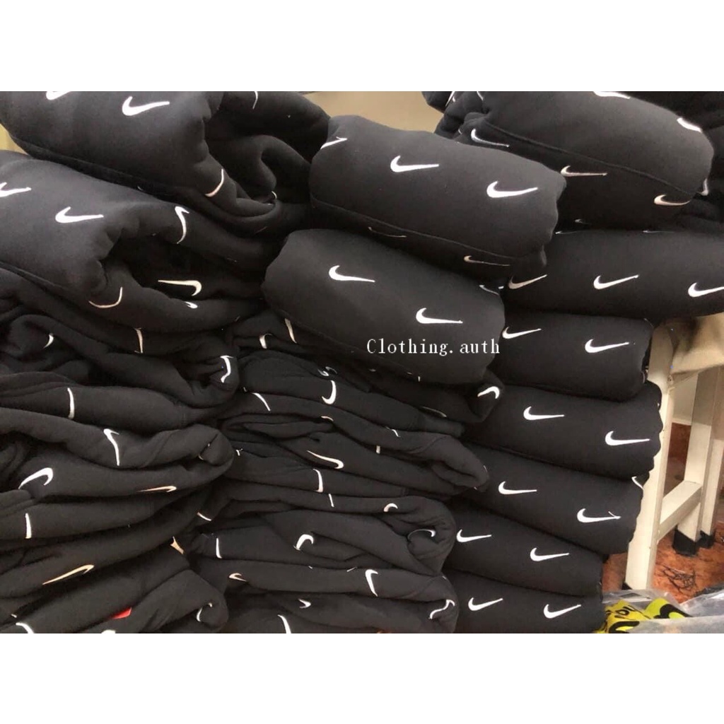 Hoodie Nike SIÊU CẤP - NAM NỮ /Đen trắng