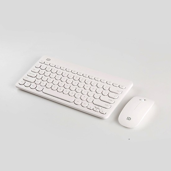 Bộ Phím Chuột Không Dây Siêu Mỏng Forter ik6620(màu đen ,màu trắng,màu xanh) | BigBuy360 - bigbuy360.vn