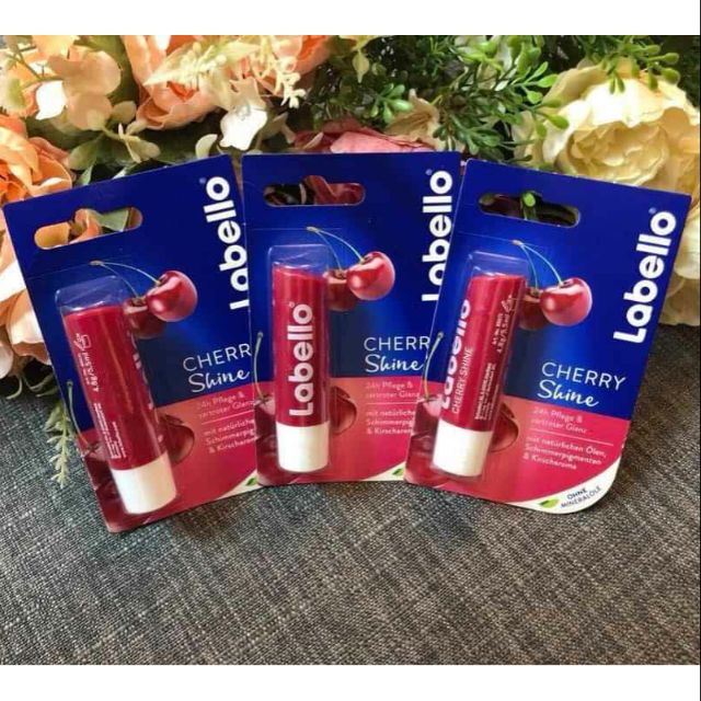 Son dưỡng môi có màu Labello Cherry Shine