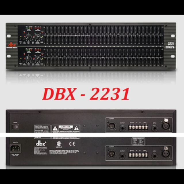 Lọc nhạc EQUALIZE dbx 2231 cao cấp