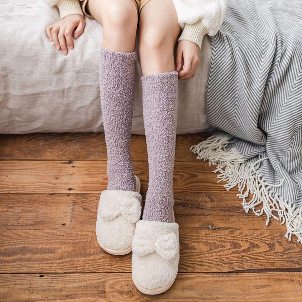 Vớ Cotton Cổ Cao Thoải Mái Màu Sắc Retro Nhật Bản Cho Nam Nữ
