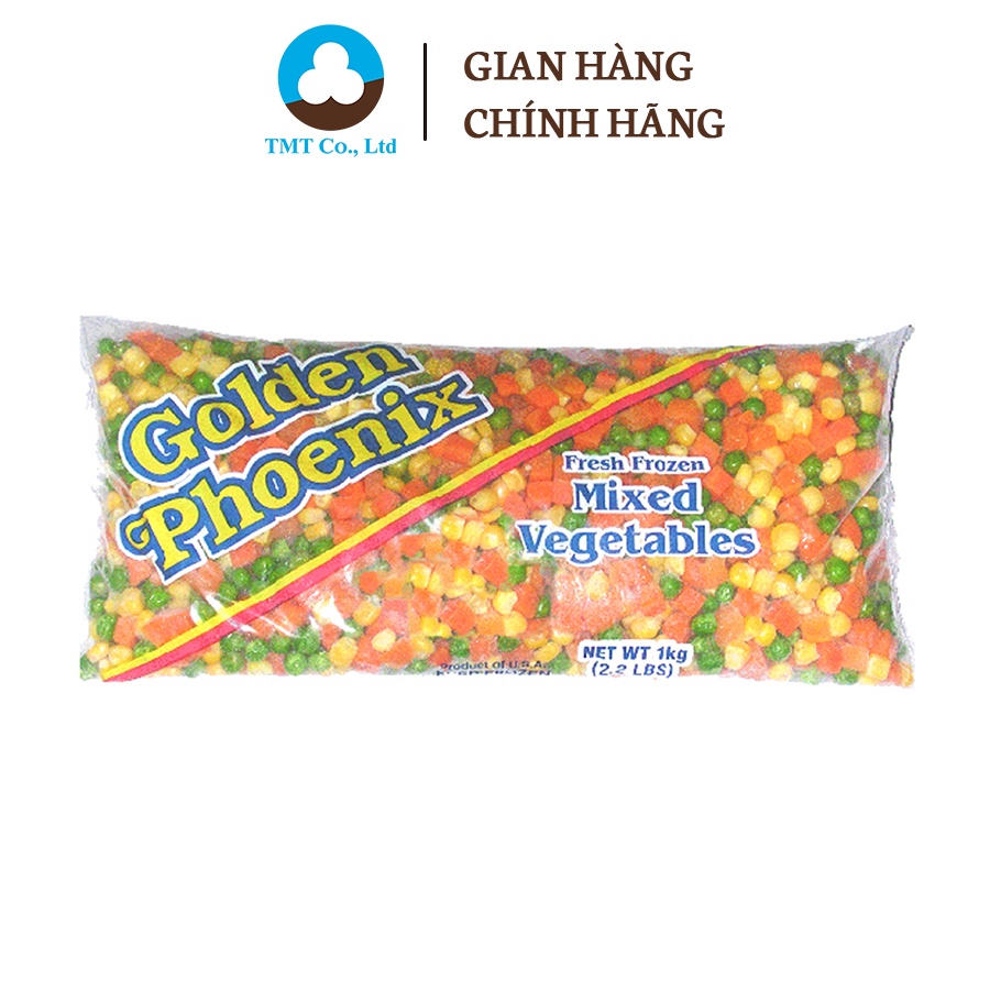 Rau hỗn hợp đông lạnh 1kg Golden Phoenix