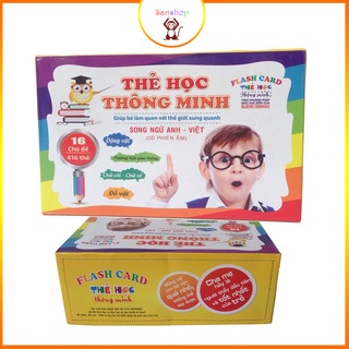 Bộ thẻ học thông minh 16 chủ đề 416 thẻ