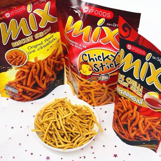 Bim bim Mix 60g Thái Lan date 2024 các vị