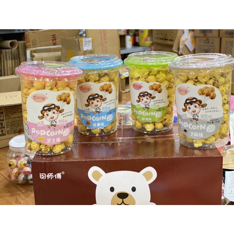 Bỏng ngô POPCORN cốc 120gr hàng chuẩn