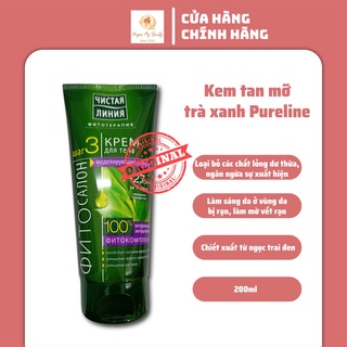 Kem tan mỡ trà xanh Pureline số 3 của nga 200ml
