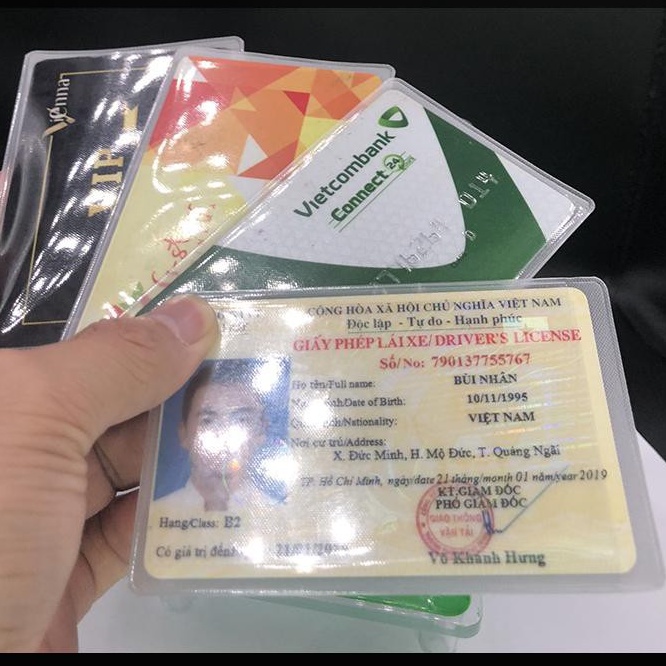 Bao đựng Căn Cước Công Dân - Túi đựng thẻ Căn Cước, thẻ ATM, Giấy phép lái xe...