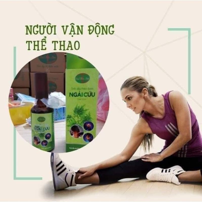 Tinh Dầu Ngải Cứu Dạ Thảo Liên 50ml - Xoa Bóp Đau Nhức Xương Khớp, Đau Cột Sống, Đau Lưng, Đau Cơ