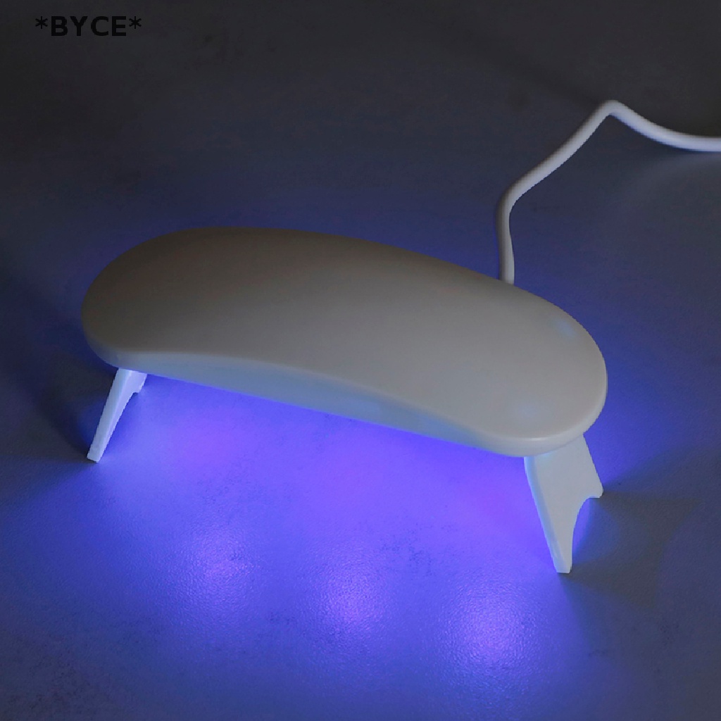 [Hàng mới về] Máy sấy khô sơn móng tay đèn LED UV 6W 80cm sạc USB màu trắng tiện lợi