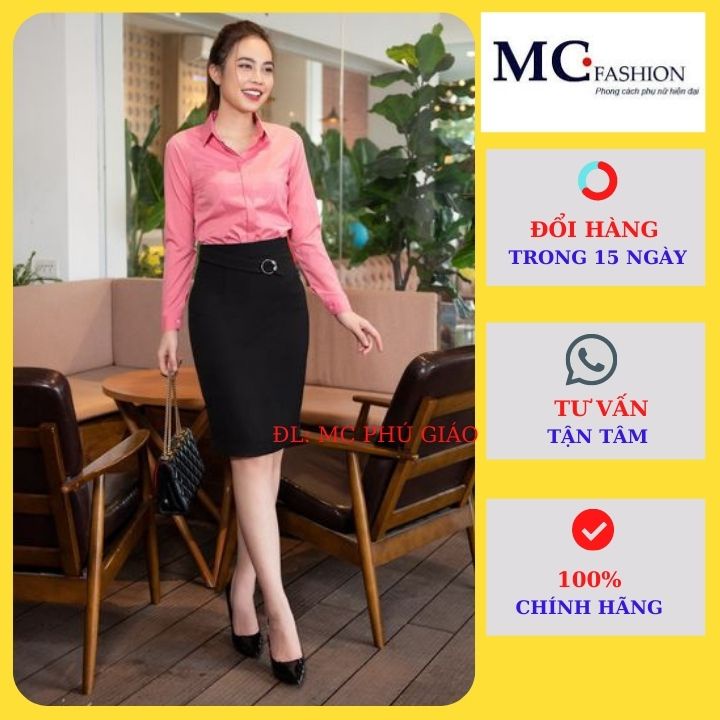 Áo Sơ Mi Nữ Tay Dài A661 MC Fashion Mịn Nhẹ Thấm Hút Mồ Hôi Không Nhăn