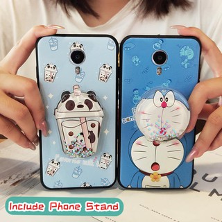 Fashion Design Anti-dust Phone Case For Meizu M3 Note Shockproof Silicone drift sand Cover Soft Case Kickstand