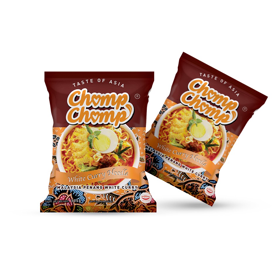 Mì Chomp Chomp vị Cà ri kiểu Malaysia - Sản phẩm nhập khẩu 100% - Gói 105gram