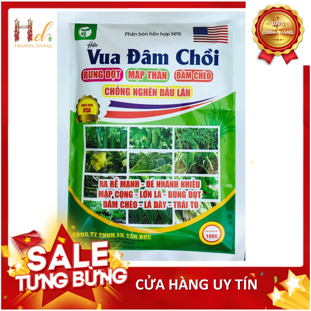 Phân Bón Vua Đâm Chồi Giúp Ra Đọt Đều, Xanh Lá, Vọt Đọt Thần Tốc, Phân Bón Hoa Mai, Hoa Hồng, Cây Cảnh