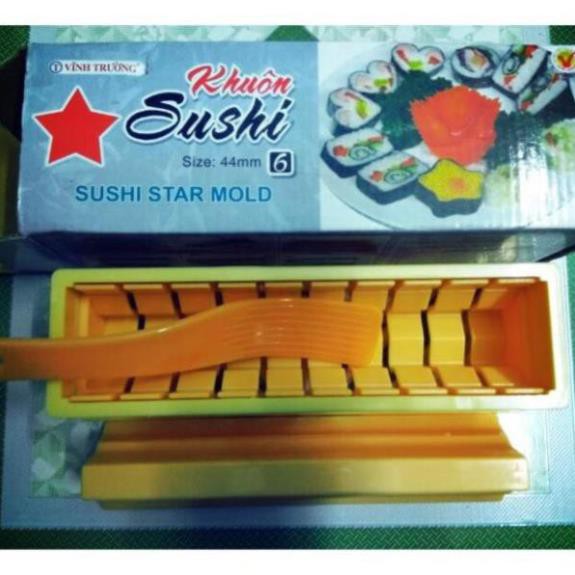 Khuôn nhựa làm sushi nhanh chóng đơn giản (4 chi tiết)