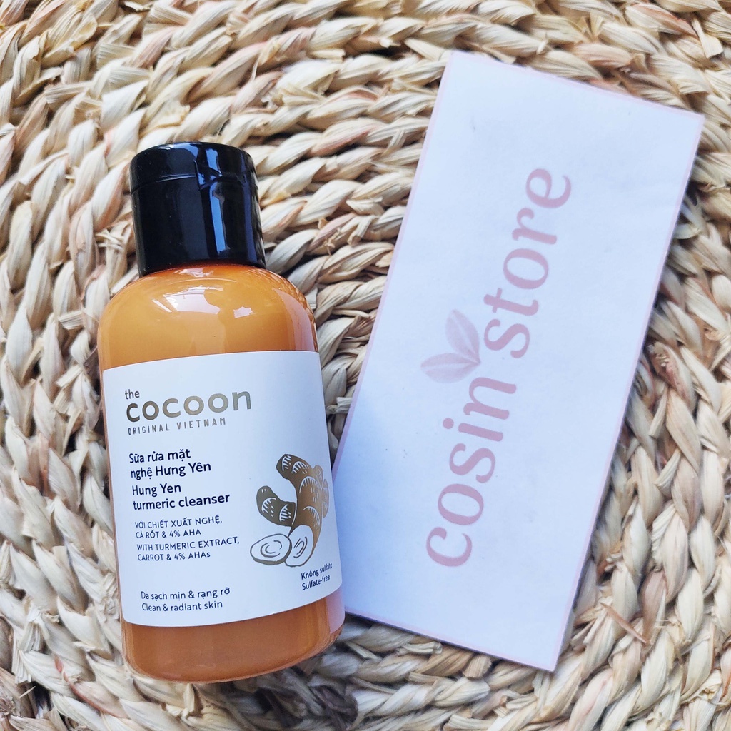 Sữa Rửa Mặt Nghệ Hưng Yên Cocoon 140ml Cosin Store