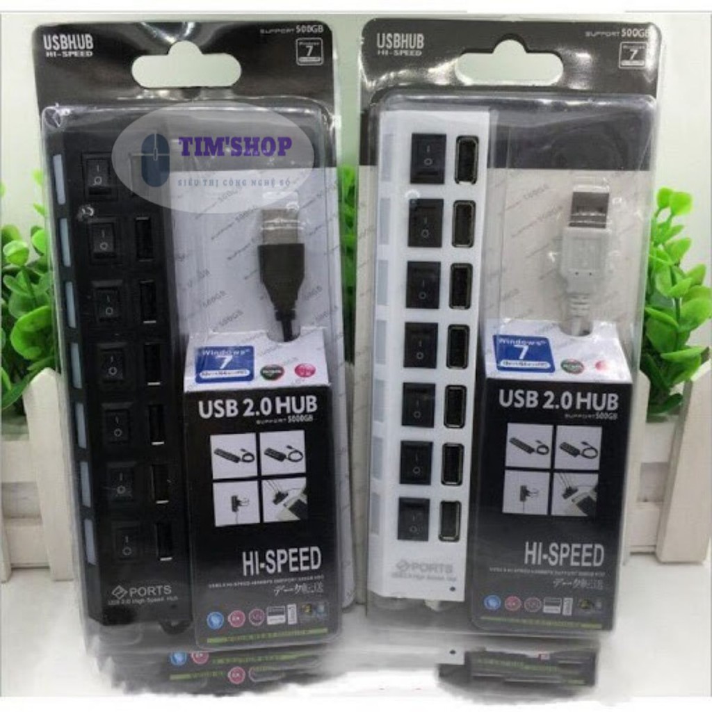 Hub USB p7 | chia USB 1 ra 7 2.0