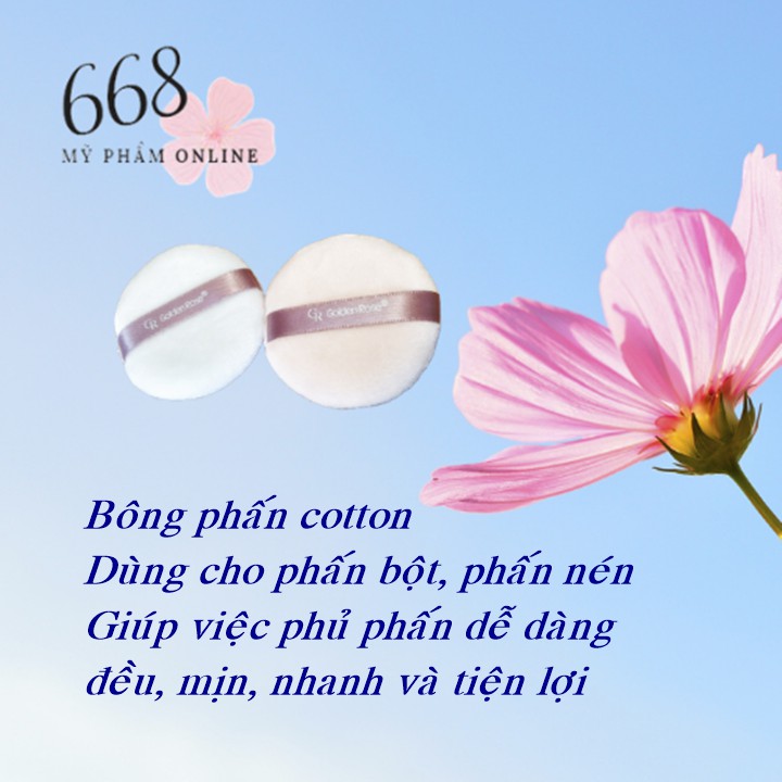 Bông Phấn Golden Rose dùng cho phấn bột phấn nén | BigBuy360 - bigbuy360.vn