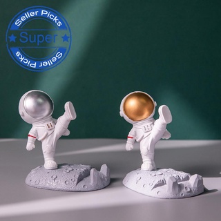 Spaceman Model Decoration Resin Crafts Creative Gift Phone Mobile Holder Astronaut Q3D7