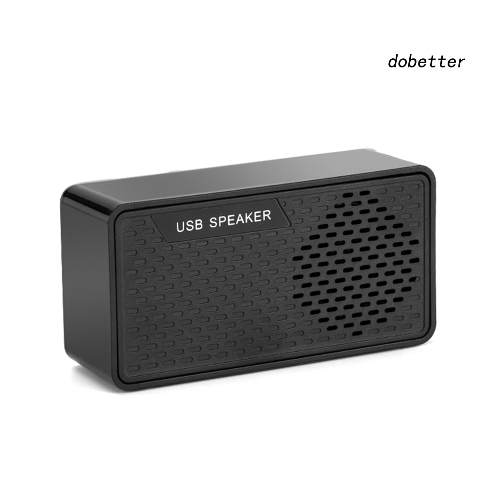 Loa mini cổng USB 3w 1.2m Doh H-5007 có cáp gắn máy tính