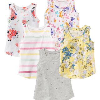 Combo 5 áo ba lỗ cho bé gái