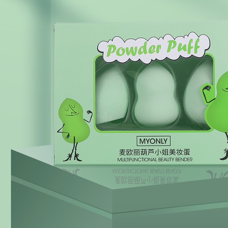 Hộp 3 bông mút tán nền Powder Puff mền mịn C332 | BigBuy360 - bigbuy360.vn