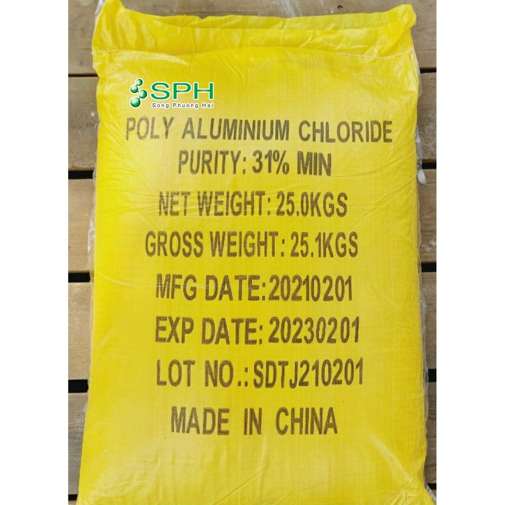 Bao 25 Kg Trợ lắng PAC 31%